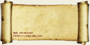 Tina Bzenić vizit kartica